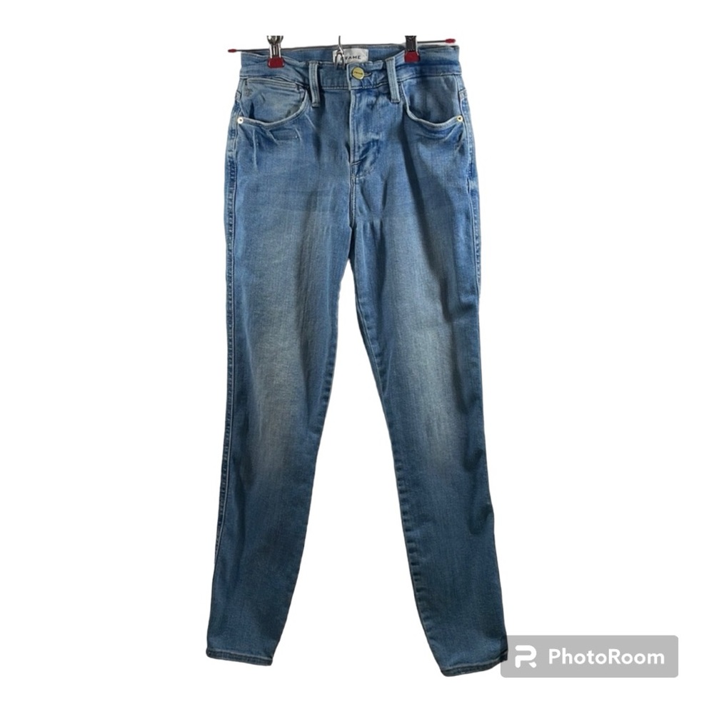 Frame Le High Skinny Jeans in Tropic Wash Size 26